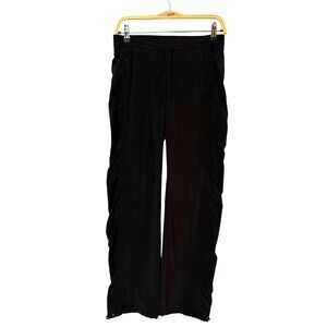 Athleta Black La Viva Cinch Ankle Jogger Pants Size 0